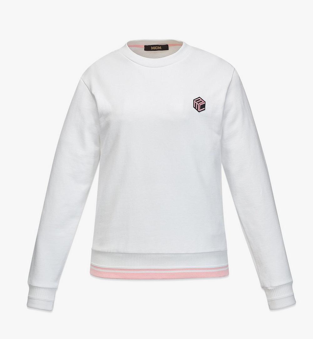 Women’s Cubic Logo Sweatshirt in Organic Cotton 1